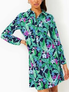 NWT Lilly Pulitzer Kindra UPF 50+ Dress Multi Untamed Size Small